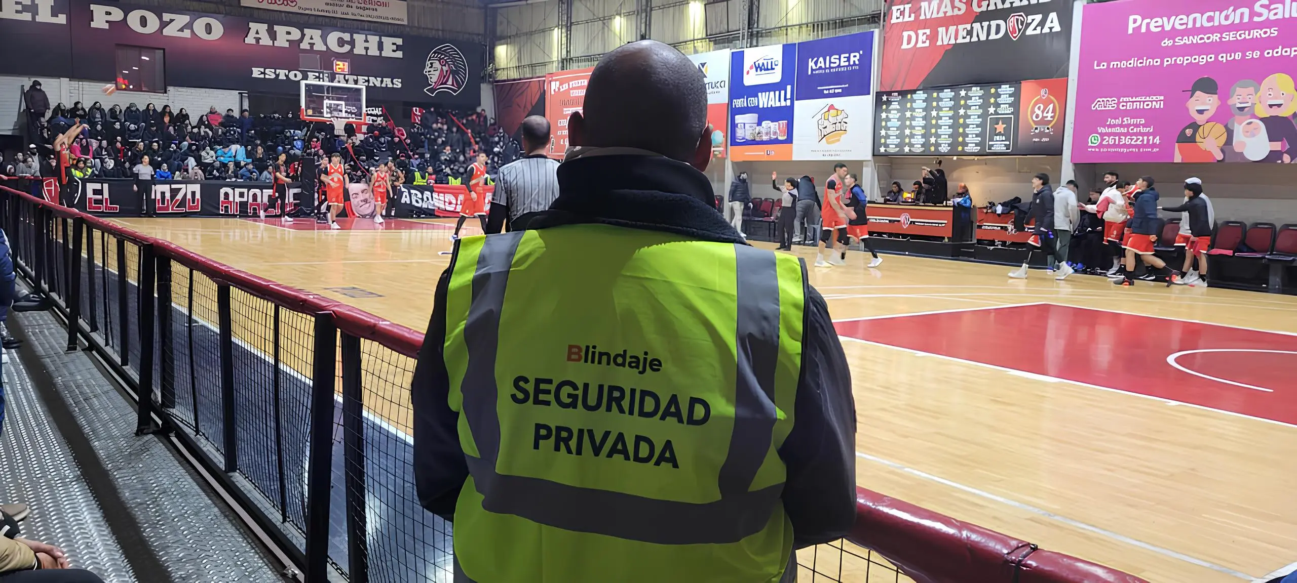 Blindaje · Aplicación del logotipo